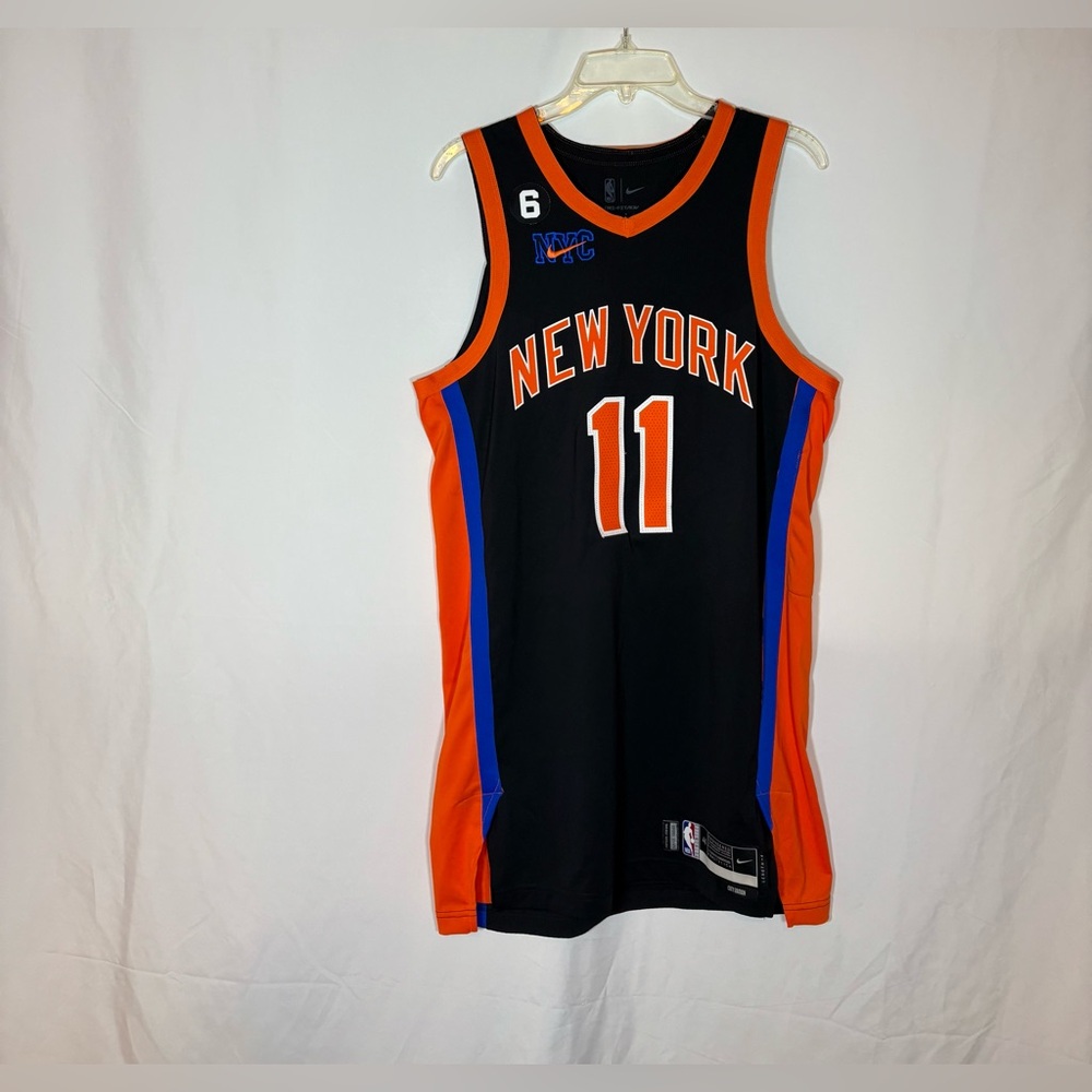 Nike New York Knicks #11 Brunson City Edition Team Issued Basketball Jersey 46